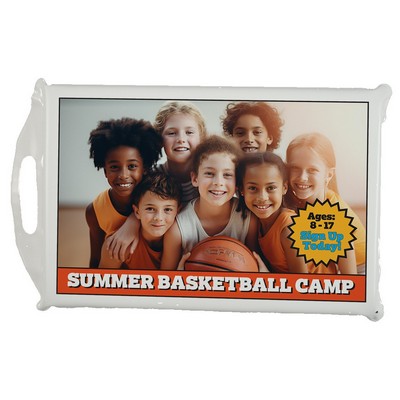 Rectangle Vinyl Stadium Seat Cushion, Full Color Imprint (10"x15"x1 1/2")